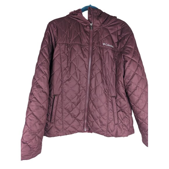 Columbia Women's Puffer Jacket in Plum - Picture 1 of 9